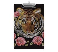 Red Rose Tiger Clipboard Standard A4 Letter Size Clip Boards for School Office Restaurants
