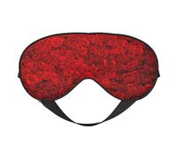 Red Rose1 Print Versatile Eye Mask Full Coverage Sleep Aid Lightweight Breathable Travel Camping