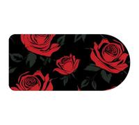 Red Roses 29.1x13.8 Inch Mouse Pad with Ergonomic, Thick 2 mm Anti-Slip Rubber Extended Computer Mat, Large Gaming Mouse Pad for Laptop, Office & Home, Color199