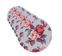 Red Roses Floral Car Air Fresheners Cards Set of 4 Pieces Personalized Car Fresheners Gifts for Men Women Auto Aromatherapy Tablets Hanging Scented Cards for Wardrobe Bathroom