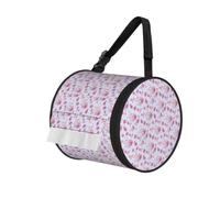 Red Roses Floral Print Cylindrical Tissue Holder Bathroom Car Home Office Kitchen Decor Versatile