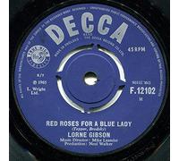 RED ROSES FOR A BLUE LADY 7 INCH (7" VINYL 45) UK DECCA 1965