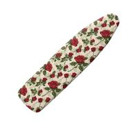 Red Roses Funny Ironing Board Cover Standard Size Fits Most Standard Iron Boards with 100% Cotton,Easy to install