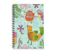 Red Roses Journal 2026 A5 To Do List Notebook 2026 Daily Journal Womens Diary Diary Planner for Workout Week To View Monthly Year Planner with Dotted Line Note Page Slim