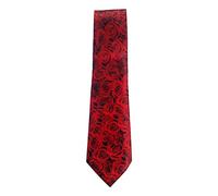 Red Roses repeating 100% Polyester Classic Tie