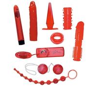 Red Roses Vibrator, Anal Plug/Beads Cock Sleeve Dong/Dildo And More Sex Kit