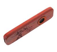 Red Rosewood Kazoo Brown, Portable for Music Classes Beginners | Distinctive Grain and Elegant Finish, 5 X Membranes Plus Hanging Rope, Tool and Membrane Cover Included