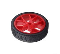 Red Rubber Airless Sprayer Wheel 9 Inch Non-Slip Grip
