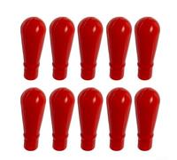 Red Rubber Dropper Bulb 10-Pack Acid Resistant(10PCS)