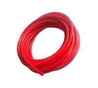 Red Rubber Hose, Flexible and Soft Silicone Water Pipe(1.9x4mm 5pcs)