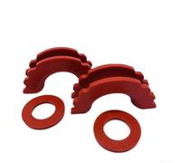 Red Rubber Shackle Sheath for U-Hook Tow for Rescue Red Rubber | Red rubber material, prevents metal clatter, easy install, fits U-hooks, off-road recovery