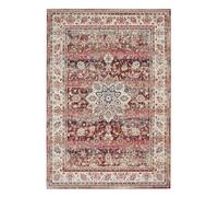 Red Rug, Traditional Luxurious Rug, Floral Rug, Stain-Resistant Persian Rug For Bedroom, & Dining Room-61Cm X 173Cm (Runner)