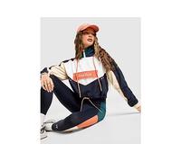 Red Run Activewear Elements Crop Windbreaker - Blue - Womens L