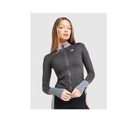 Red Run Activewear Outer Space Tech Full Zip Top - Grey - Womens XXS