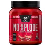 BSN Nutrition N.O.-Xplode Pre Workout Powder Food Supplement, Energy and Focus Booster with Caffeine, Amino Acids, Vitamin C and Zinc, Red Rush Flavour, 50 Servings, 650 g