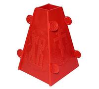 Red Russian Pascha Easter Xb Plastic Cheese Mold 6,3 inch Tall 1 KG