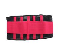 (Red, S) Sport Waist Trainer Belt Breathable Lumbar Lower Back Support