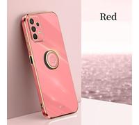 (red, Samsung A22(5G)) Luxury Holder Phone Case For Samsung S25 S24 S23 S22 FE Plus Note 20 A56 A36 A26 A16 A06 A55 A35 A25 A15 A54 A24 A14 A53 A33 A23 A13 A52 Case
