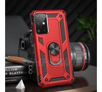 (red, Samsung S10 Plus) Shockproof Magnetic Armor Case For Samsung Galaxy A51 A71 A21S A50 A70 A70 A01 A11 A21 A31 A41 A81 A91 A40 A20 A10 S S20 S10 S9 Plus Ring Holder Cover