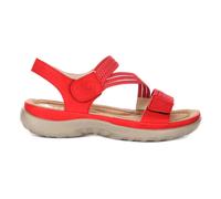 Red Sandals Hook & Loop 6 UK