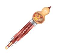 Red Sandalwood Hulusi Professional Cucurbit Flute Musical Instrument In C Down B Good Sound Quality Gourd Flute