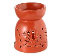 Red Santa & Sleigh Christmas Cut Out Ceramic Oil & Wax Burner
