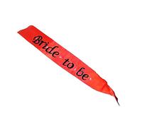 Red Sash Bride To Be Flashing Wedding Hen Party Night Out Bridal Shower Fancy Dress Accessory Decoration