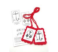 Red Scapular Sacred Heart of Jesus & Mary