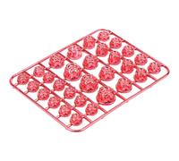 (Red) Screw Cap Parts | Screw Covers for Motorcycle Head Rustproof,5 Sizes Decorative Multifunctional Scooter Modification Supplies for Engine Gearbox