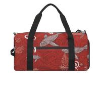 Red Sea Animal Gym Bag for Men Women, Waterproof Gym Tote Bags, Large Duffel Bag for Travel Workout