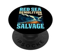 Red Sea Demolition And Salvage Funny Passover PopSockets Adhesive PopGrip
