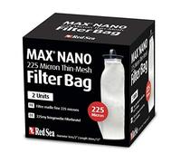 Red Sea Max Nano Replacement 225 Micron Thin-Mesh Filter Bag, 2 Pack (730773405800)