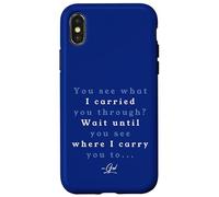 Red Sea Moments See What I Carried You Through Exodus 14 Case for iPhone X/XS