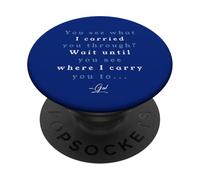 Red Sea Moments See What I Carried You Through Exodus 14 PopSockets Adhesive PopGrip