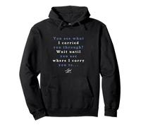 Red Sea Moments See What I Carried You Through Exodus 14 Pullover Hoodie