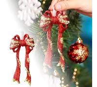 Red Sequined Pendants Embellishments Sequined Pendants And Snowflake The On Makes The Festival More Festive (C, 17cm)