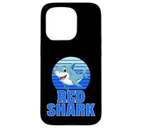 Red Shark Family Reunion Squad First Last Name Case for iPhone 15 Pro