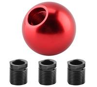 Red Shift Knob 6 Speed - Car Gear Shift Knob,Universal Manual Knob Round Ball Shape(Red)