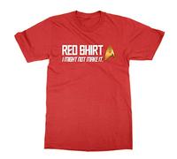 Red Shirt I Might Not Make It T-Shirt (RED, XL)