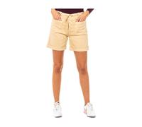 Red Shorts with Adjustable Waistband - female - La Martina - Short Shorts - Beige - W30 - Shorts W30