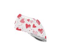 Red Silhouette Hearts White Valentine's Golf Head Covers Sturdy Blade Putter Headcover Fit for Most Brands