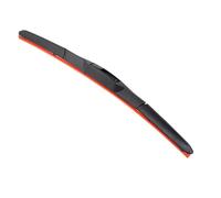 Red Silica Gel Car Wiper Blade Universal U Hook Type 14" 16" 17" 18" 19" 20" 21" 22" 24" 26" Windshield Hybrid Auto Wiper Accessories(550mm 22 Inches,RHD)
