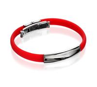Red Silicon Arsenal FC Crest Bracelet - J2386
