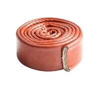 Red Silicone Coated Heat Sleeve 260C Thermal Barrier