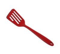 Red Silicone Cooking Spatula for Stovetop Flipping and Lifting | Smooth Edges, Hanging Storage, Safe Handling, for Grilled Fish and Pancakes Crepes, Home Cooks
