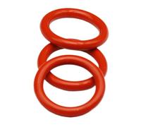 Red Silicone O-Ring OD4-50mm Thick1-1.2mm Washer(200Pcs 22x1mm)