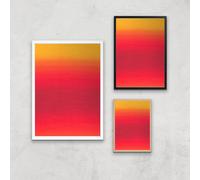 Red Skies At Night Giclee Art Print - A4 - Print Only