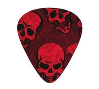 Red Skulls High-Quality, Wear-Resistant And Tough Guitar Picks Give You A Different Musical Experience