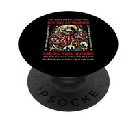 Red Sky at Morning Sailors Take Warning Pirate Design PopSockets Adhesive PopGrip