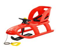 (red, sledge + seat + wheel) vidaXL Sledge Polypropylene Outdoor Playset Snowracer Multi Colours/Models